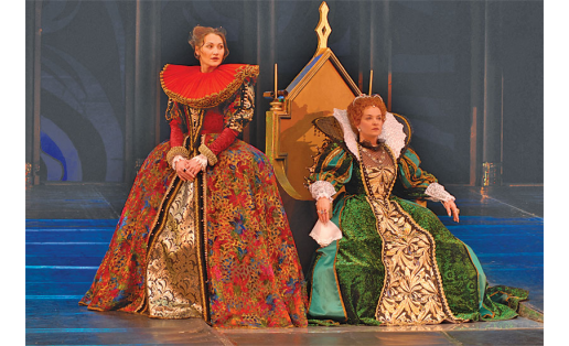Сцена из спектакля “Ваша сестра и пленница…” Л.Н.Разумовской A scene from the play titled Your sister and the Prisoner by L.N.Razumovskaya