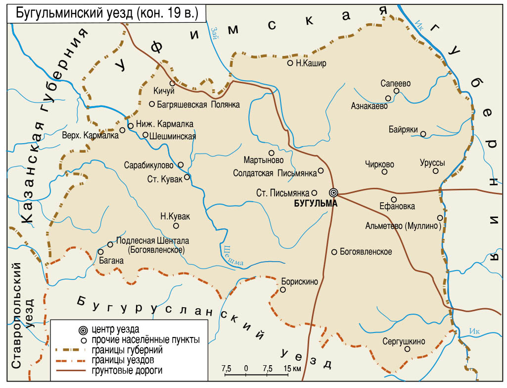 Кадастровая карта бугульминский район